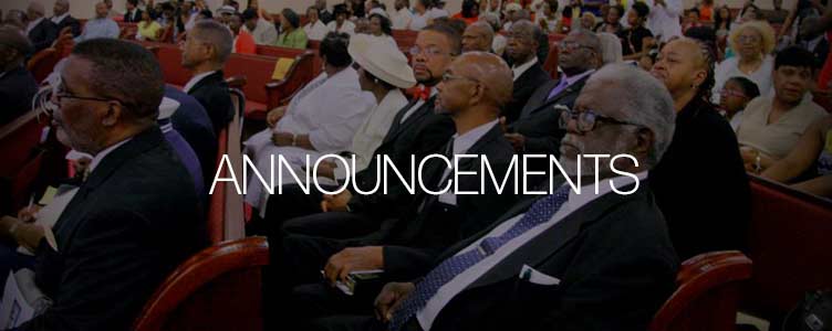 church members in the sanctuary